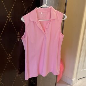 Elegant Pink Sleeveless Blouse